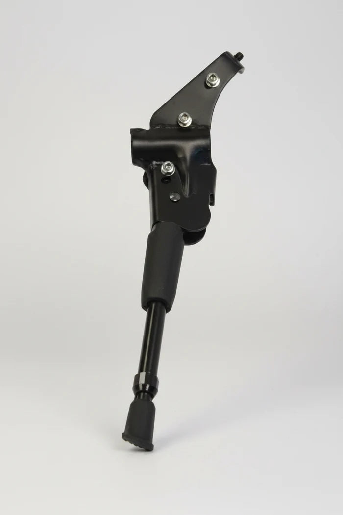Tour-Series 24-28 seat stay chain stay mount alloy kickstand in black for touring bikes