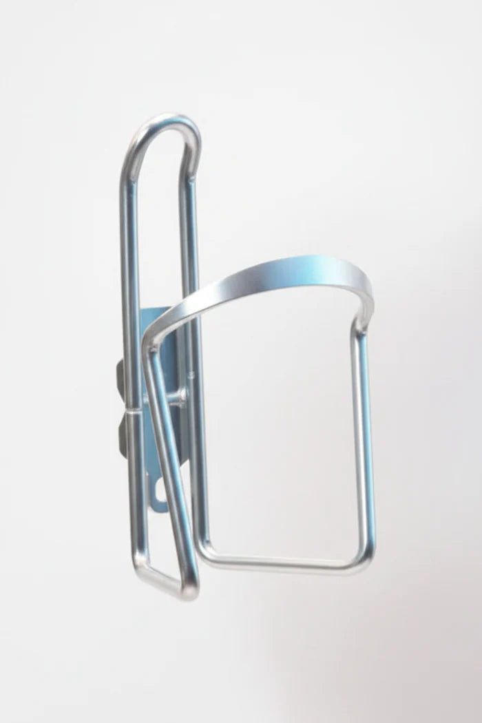 Traditional Style Alloy Bottle Cage - Silver