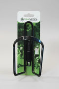 Traditional Style Alloy Bottle Cage With Welded Mount Plate - Black