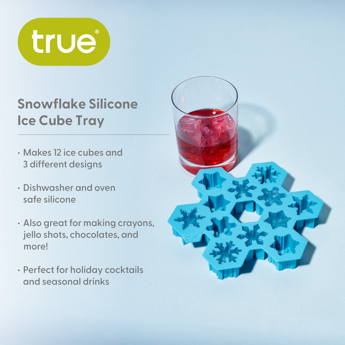True Snowflake Silicone Ice Cube Tray