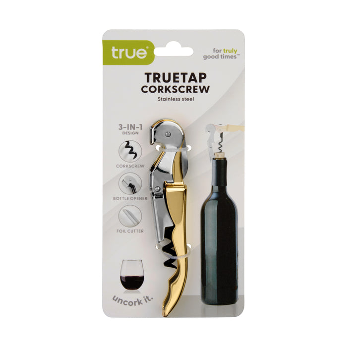 Truetap Waiter's Corkscrew in Gold