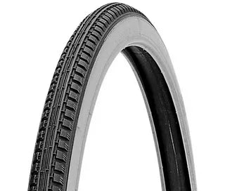 Tyre 20 x 1.3/8 (37-451) Black With White Wall