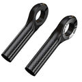 Ultralight ergonomic carbon fiber bicycle bar ends for improved cycling comfort and control