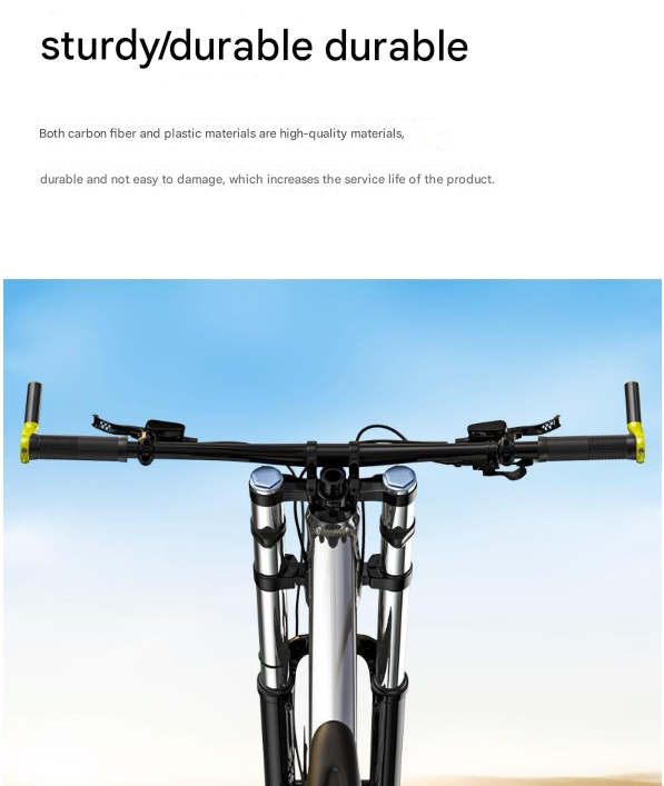 Ultralight Carbon Fibre Ergonomic Bicycle Bar Ends