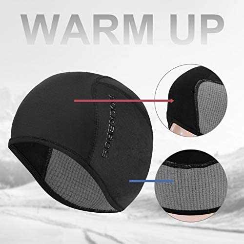 Unisex Thermal Cycling Skull Cap | Black