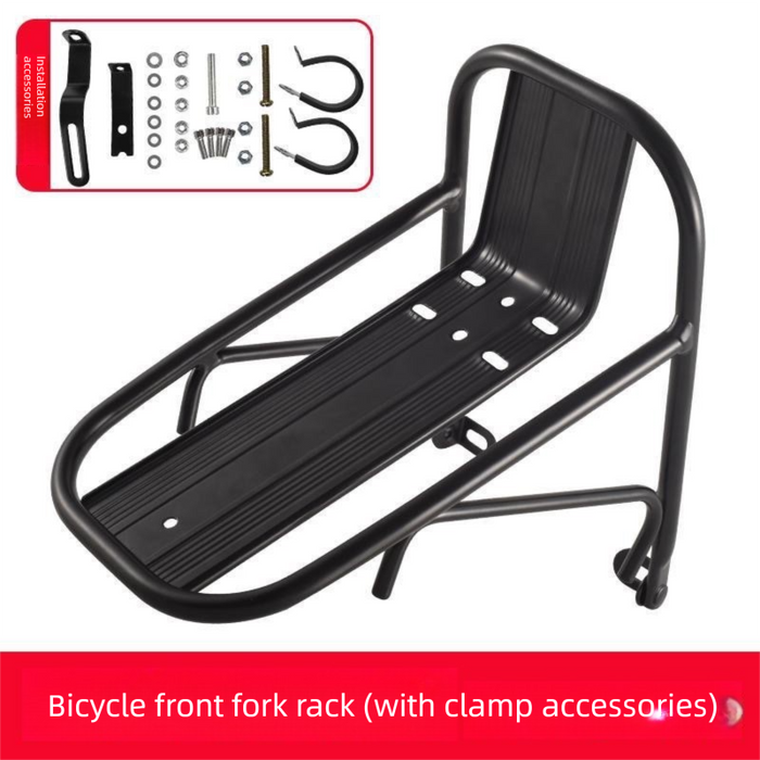 Universal Aluminium Bicycle Front Rack | Fork Mount Cargo Carrier