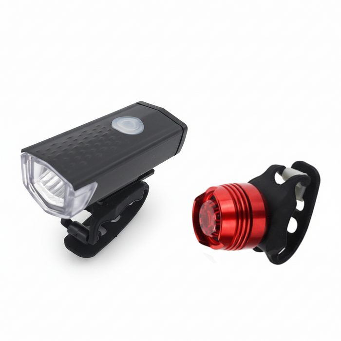 Usb Rechargeable Bike Light Set Waterproof
