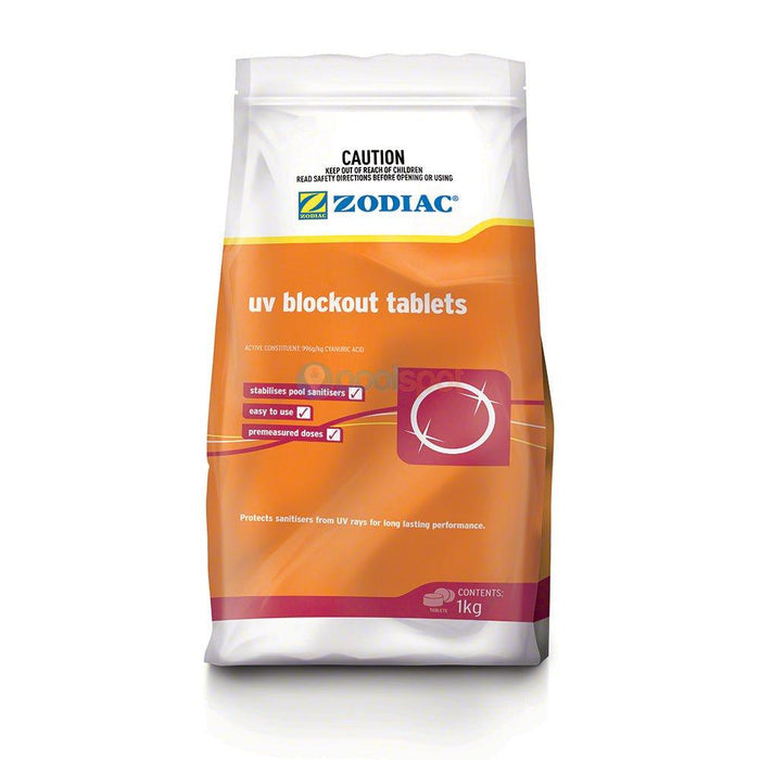 UV Blockout (Stabiliser) Tablets, Zodiac