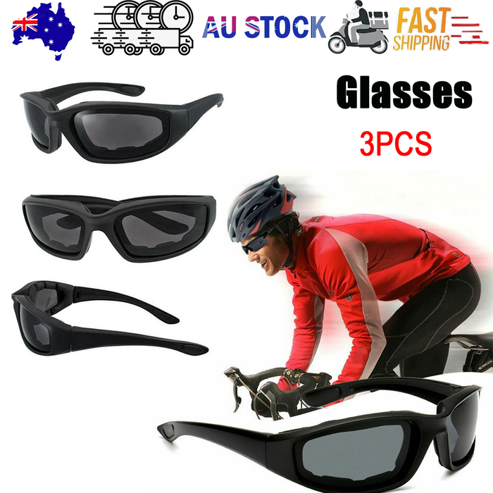 UV400 Protective Riding Windproof Sunglasses | 3 Pack