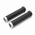 VELO Lock-On Grips 130mm With One Side Lock - Black