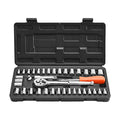 VEVOR 39 Pieces Socket and Ratchet Set with Storage Case