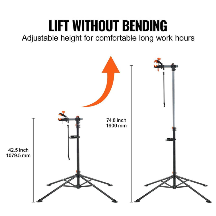 VEVOR 80 lbs Adjustable Height Bike Repair Stand for Home