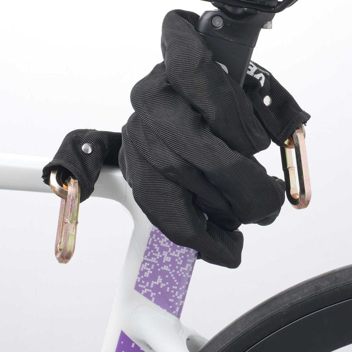 VEVOR Anti-Theft 5.91 Ft Heavy Duty Bike Chain Lock - 9.5mm - Black