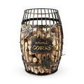 Vineyard Wine Barrel Cork Holder Display