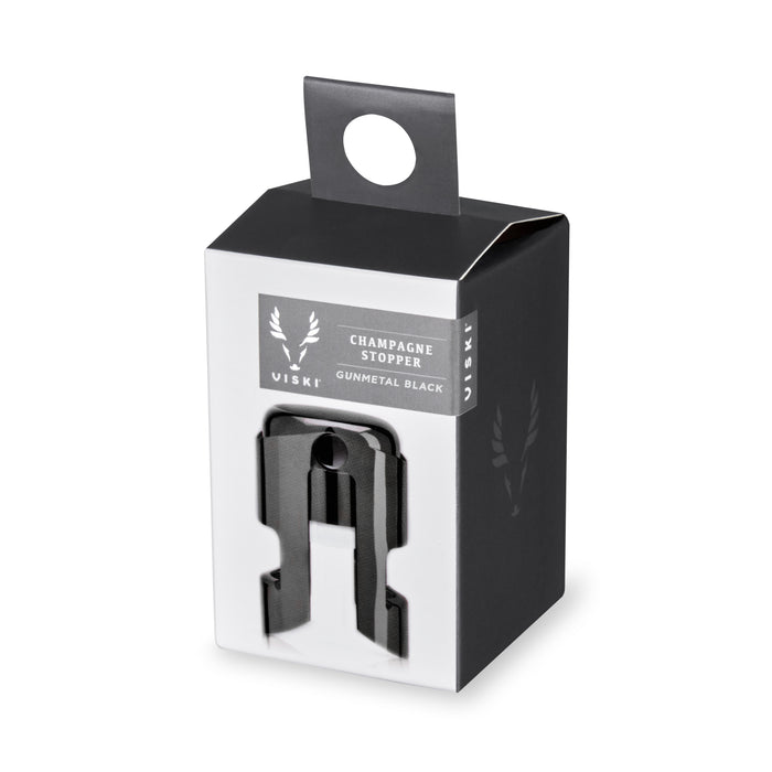 Warren Champagne Stopper in Gunmetal