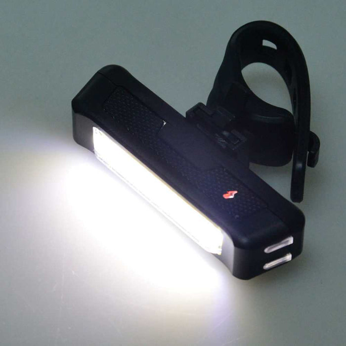 Water-Resistant Rechargeable Commuter Bicycle Light Set | Black