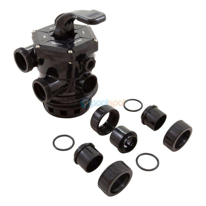 Waterco 40mm/1.5" Top Mount Threaded Multiport Valve w/ unions