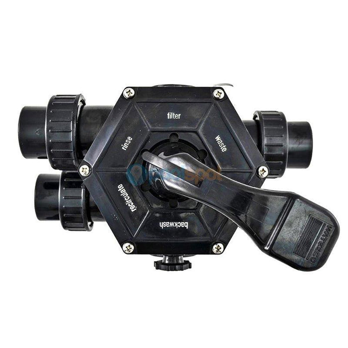 Waterco 40mm/1.5" Top Mount Threaded Multiport Valve w/ unions