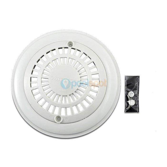 Waterco Main Drain Cover and Dress Ring - White