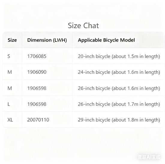 Waterproof Bicycle Cover For 1 Bicycle - Black - M
