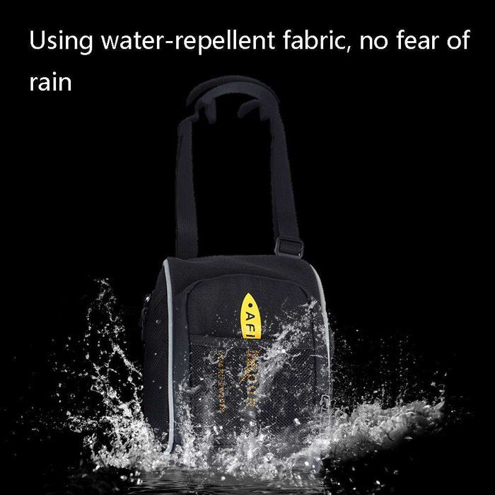 Waterproof Bike Front Bag For Outdoor Sports - White