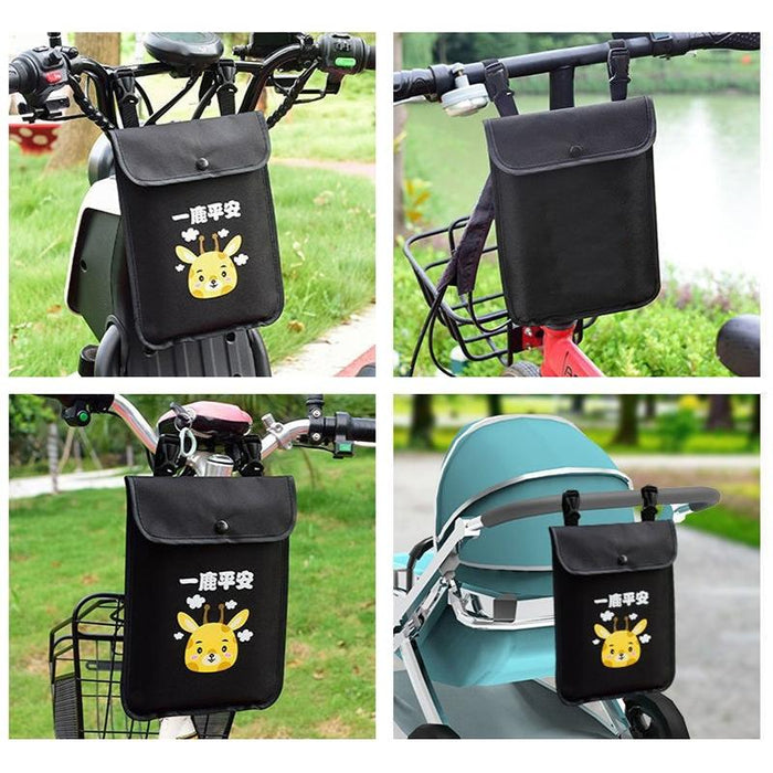 Waterproof Hanging Bag For Electric Vehicles And Bicycles - Black Bear