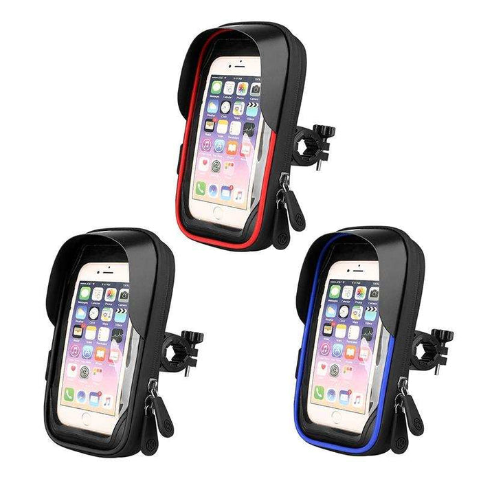Waterproof Mobile Phone Holder For Bikes And Motorcycles - Blue