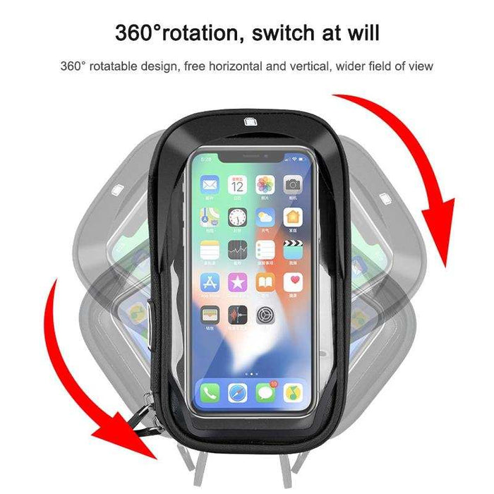Waterproof Mobile Phone Holder For Bikes And Motorcycles - Blue