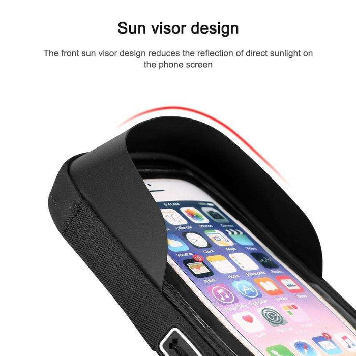 Waterproof Mobile Phone Holder For Bikes And Motorcycles - Red