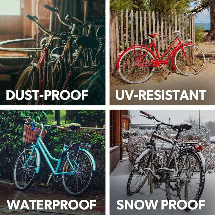 Weather-Resistant Double Bike Cover
