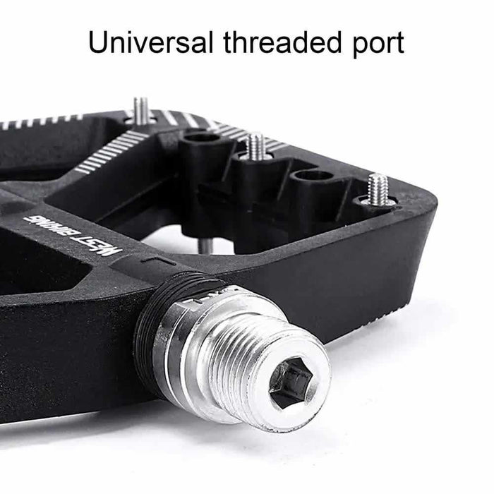 Wide Non-Slip Platform Pedals | Blue