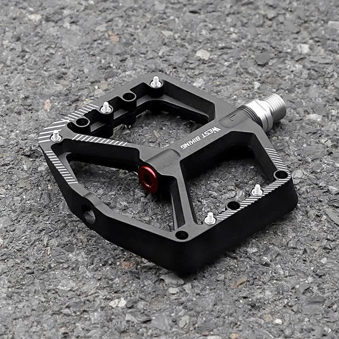 Wide Non-Slip Platform Pedals | Blue