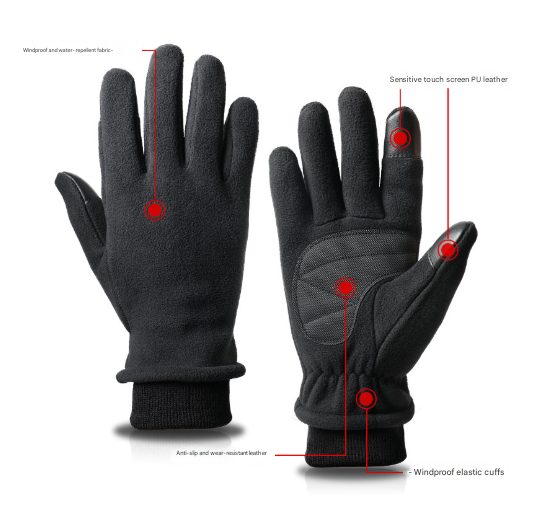 Winter Performance Thermal Touchscreen Gloves | S