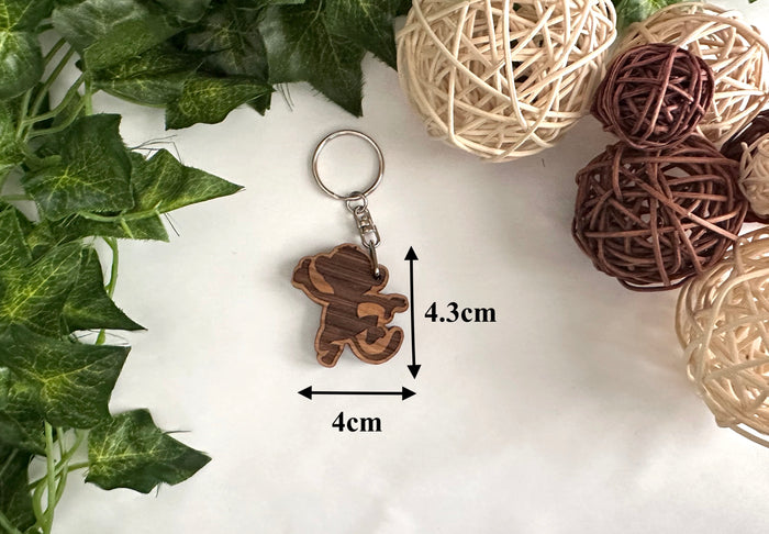 Wood Monkey Keyring – Hardwood Keychain