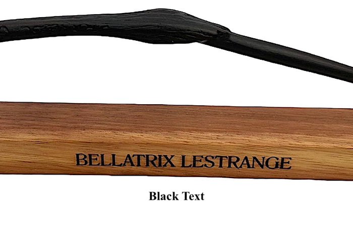 Wooden Wand Display Stand - Designed for the Bellatrix Lestrange Wand